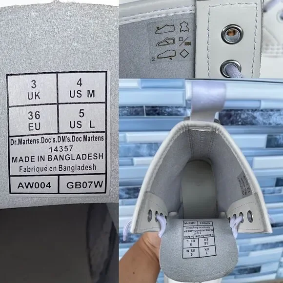 Dr. Martens 1460 Mono Lace-Up Boots size 5 - Picture 7 of 16